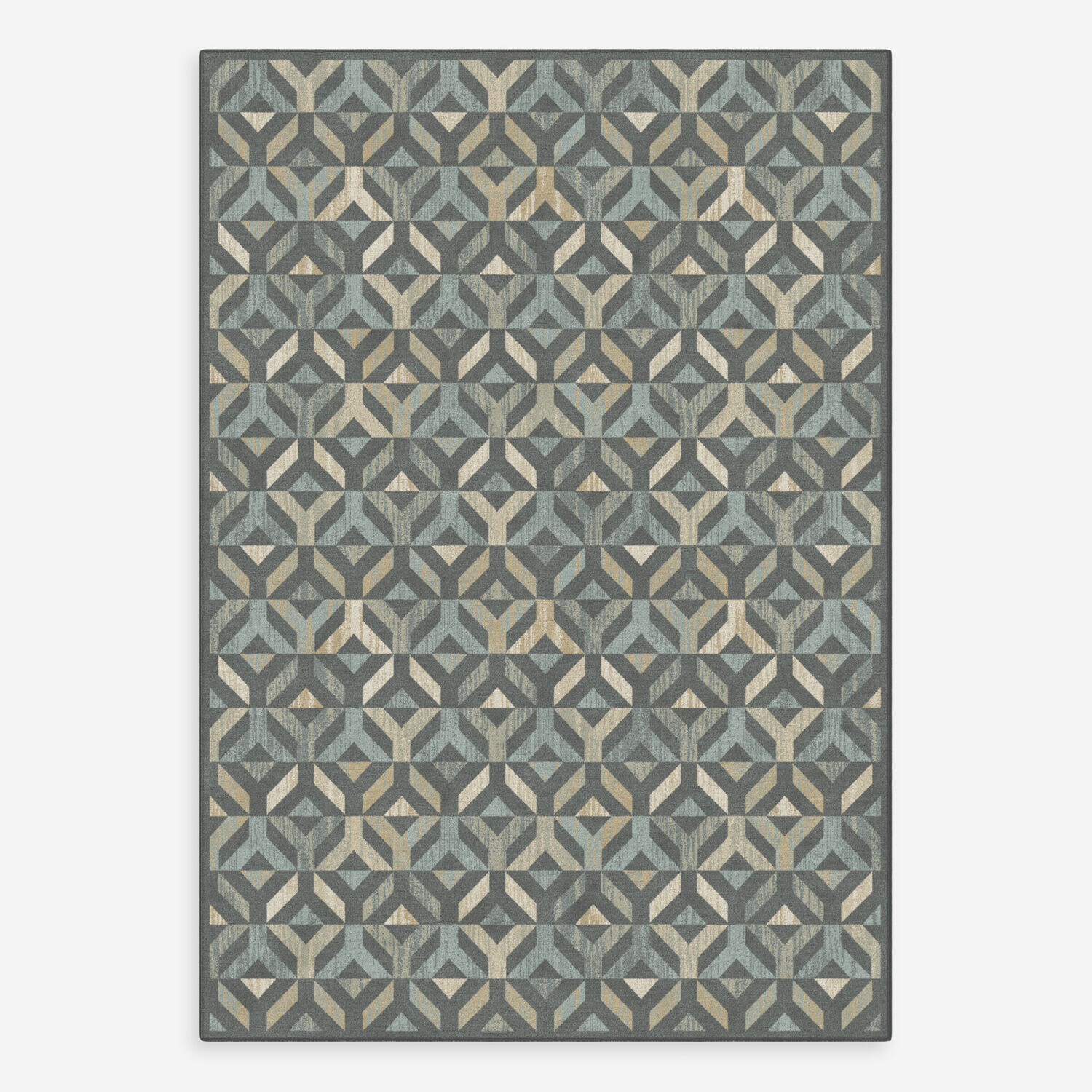 

Коричневый ковер New Venus с ромбовидным узором 110х66см Verbatex Interior Textiles