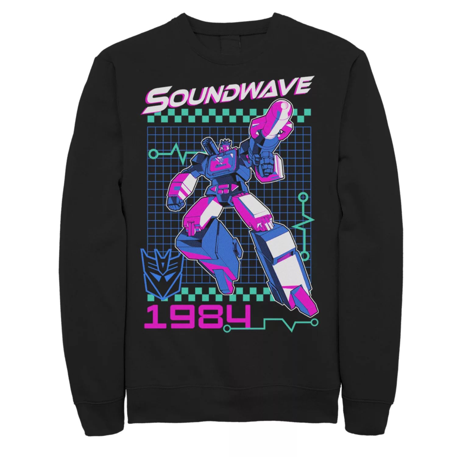 Мужской свитшот Transformers Soundwave 1984 Licensed Character фигурка reaction figure transformers – soundwave 9 см