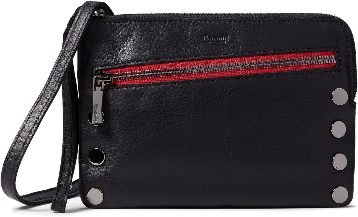 

Маленький футляр для 2 карточек Nash Hammitt, цвет Black/Gunmetal Red Zip