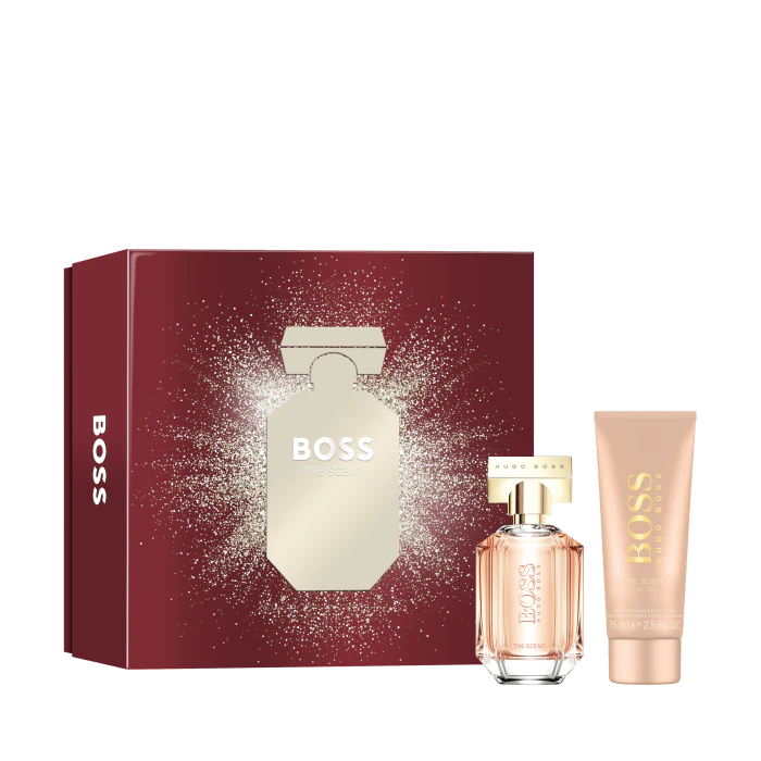 цена Женская туалетная вода The Scent for Her Estuche Eau de Parfum Hugo Boss, EDP 50 ml + Body Lotion 75 ml