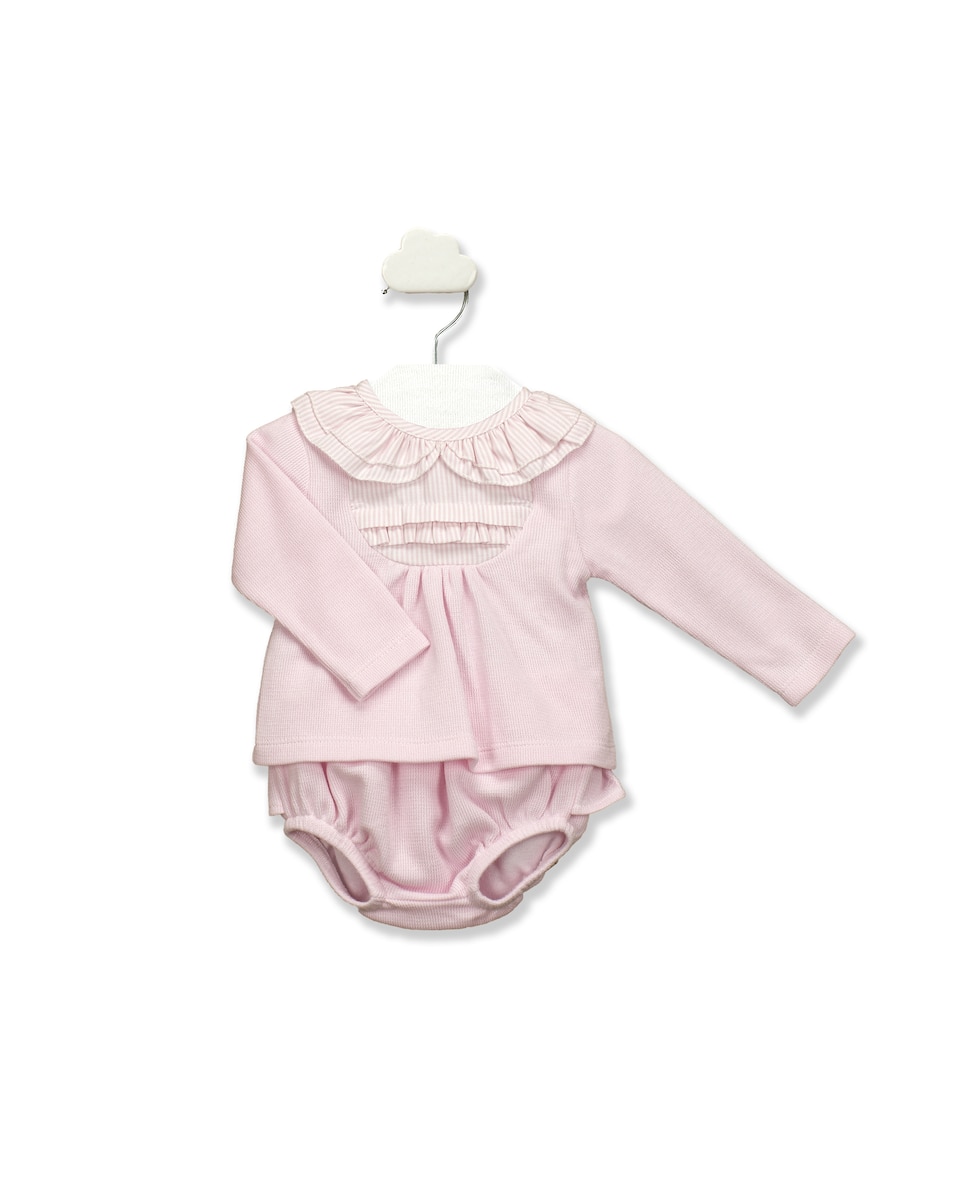 Двойной комплект для девочки розового цвета BABIDÚ, розовый футболка amisu мятная 46 размер