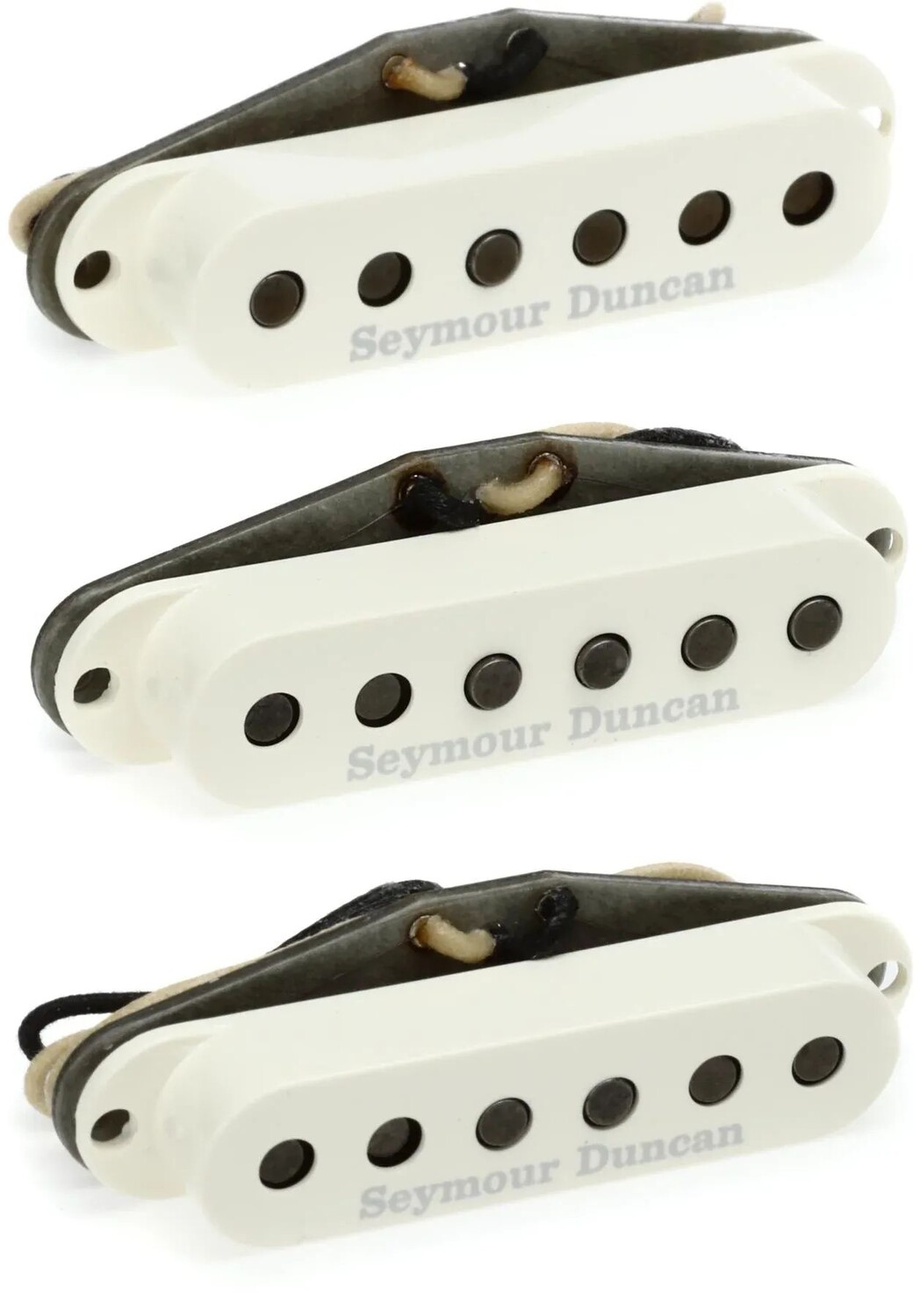 

Набор из трех звукоснимателей Seymour Duncan Psychedelic Strat Single-Coil - пергамент с логотипом