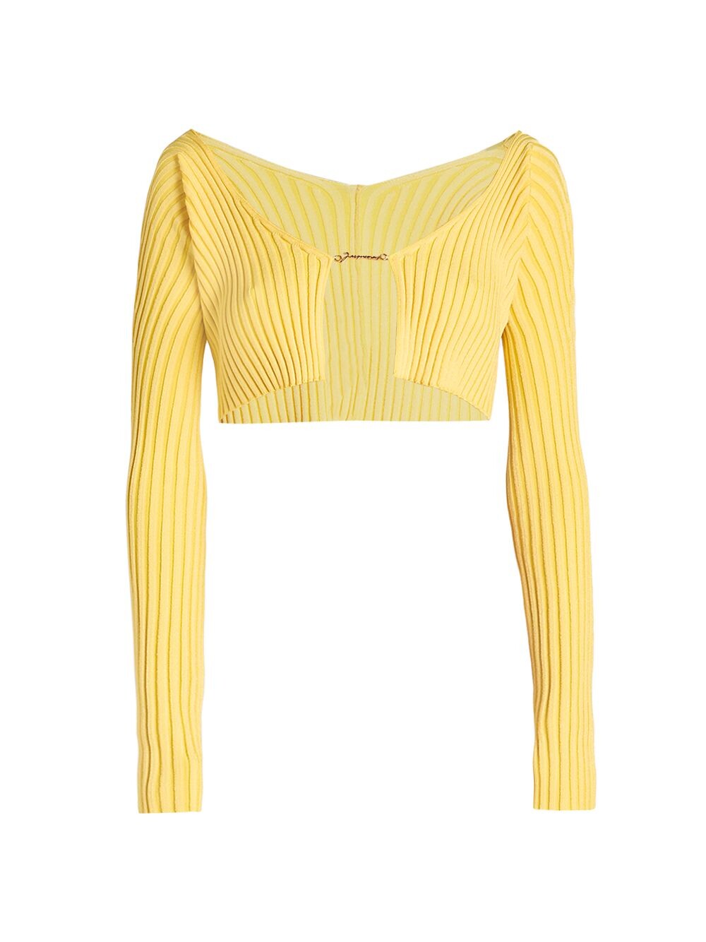 

Кардиган с вырезами Jacquemus, желтый