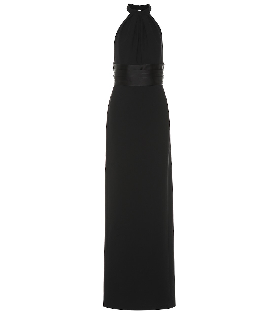 

Шерстяное платье SAINT LAURENT, черный