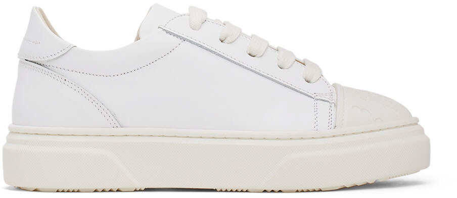 

Детские белые кроссовки на шнуровке Белые MM6 Maison Margiela
