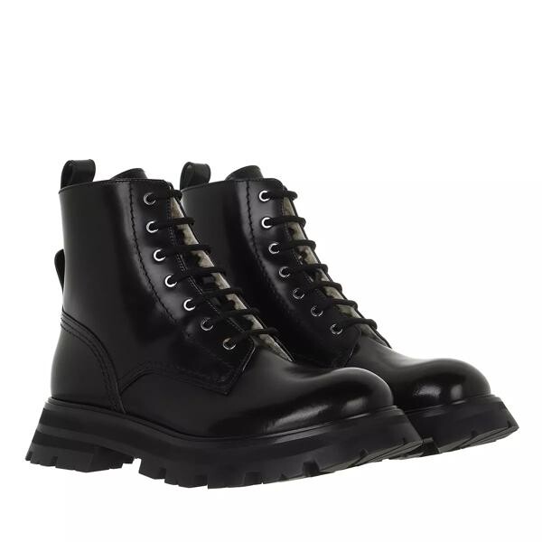 

Ботинки ankle boots leather Alexander Mcqueen, черный