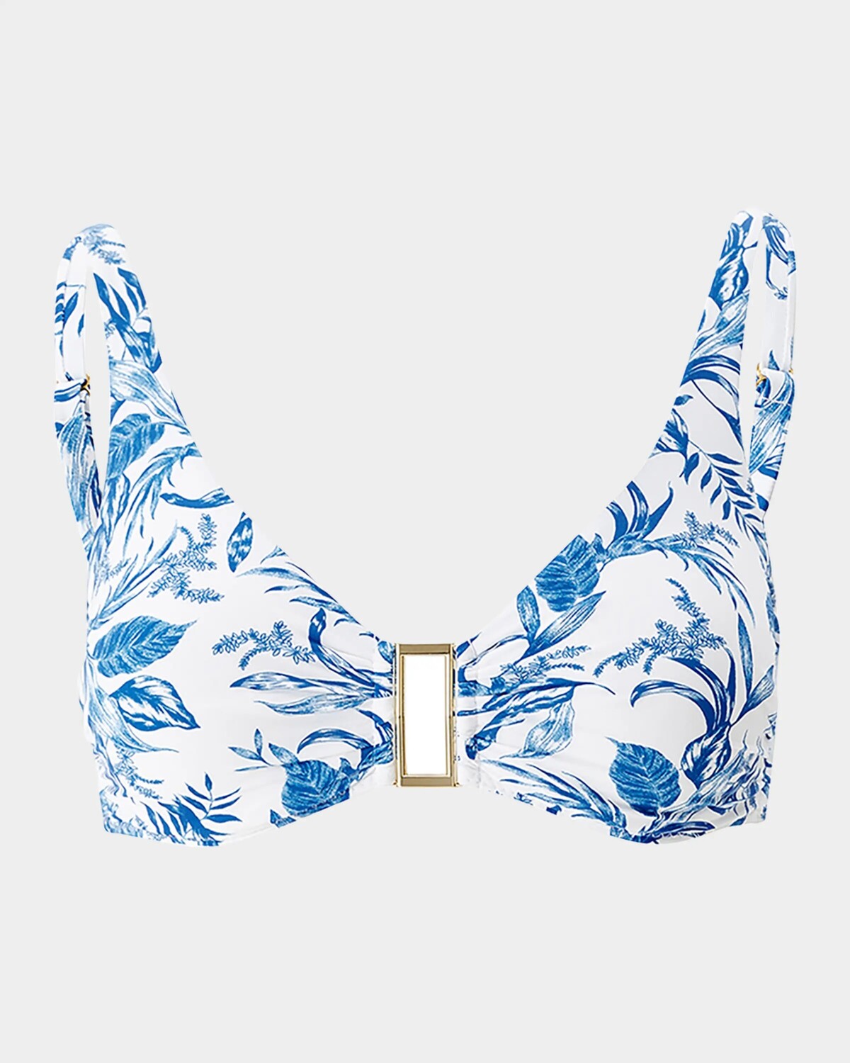 

Лиф бикини Bel Air Melissa Odabash, цвет Blue Leaf