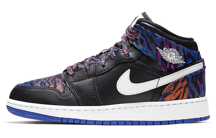 

Air Jordan 1 Mid (Gs) женские винтажные баскетбольные кроссовки с тигровым принтом