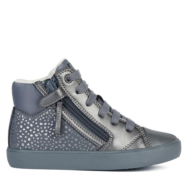 

Кроссовки Geox J Gisli J364NB 0DHAJ C0710 D Dk Grey/Silver, серый