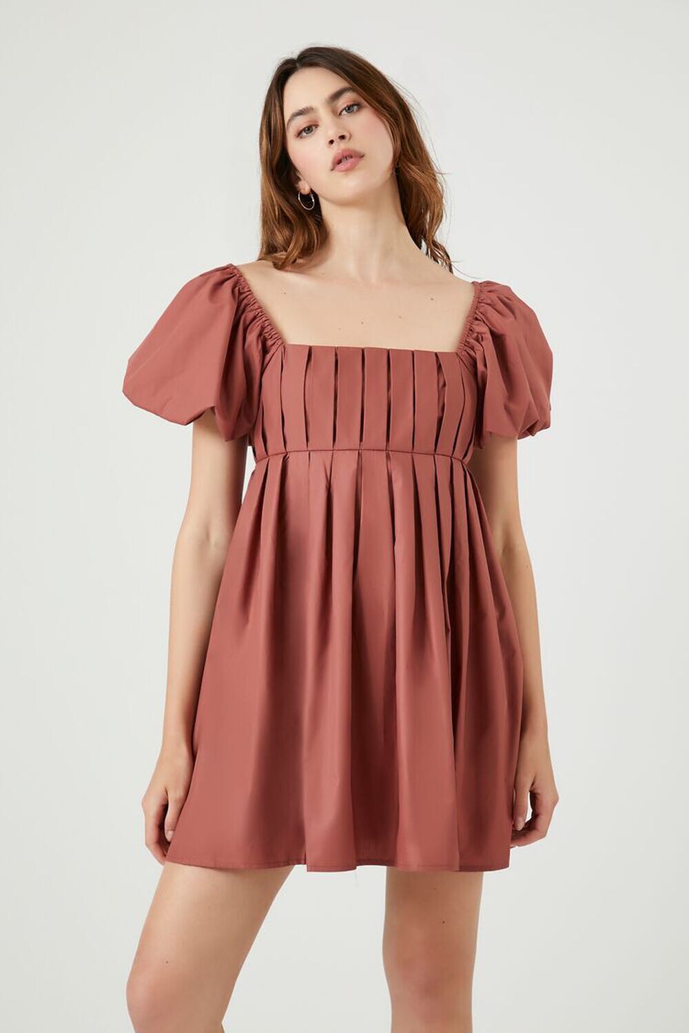 

Плиссированное платье Babydoll Forever 21