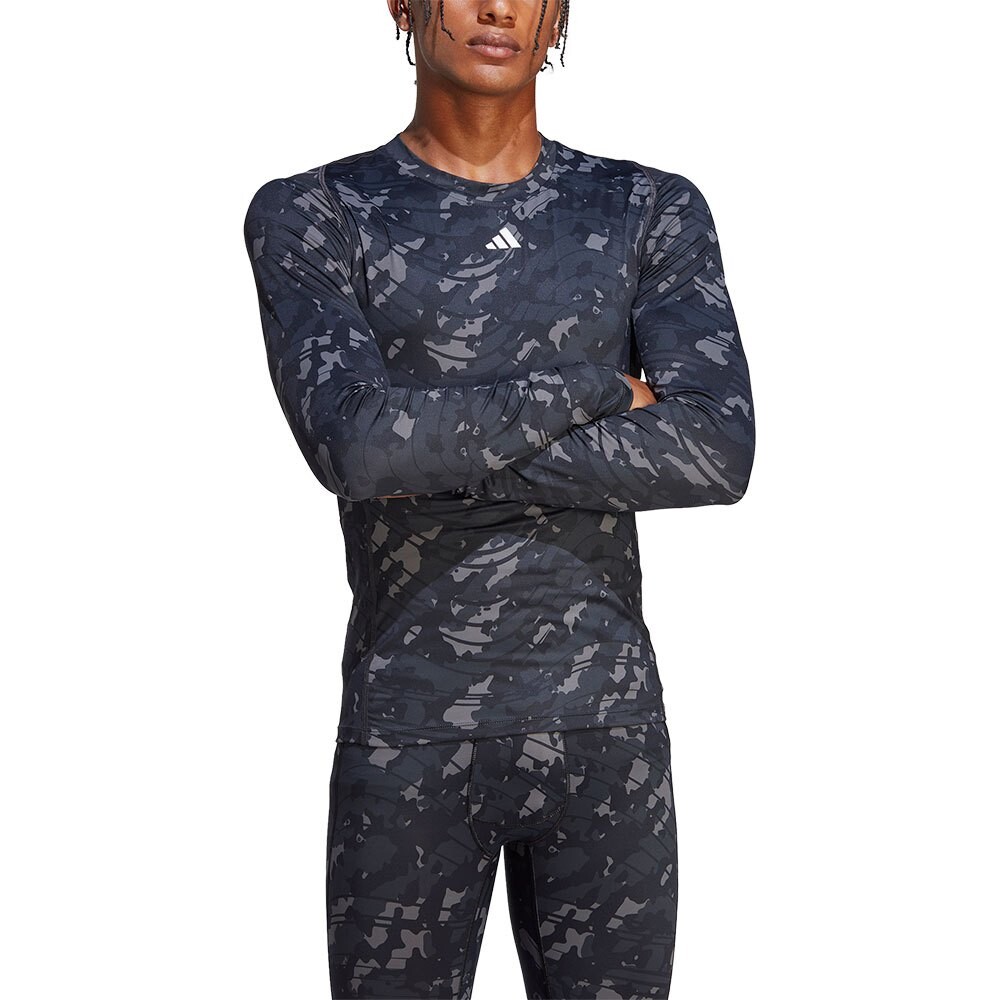 

Футболка с длинным рукавом adidas Tf Aop, черный
