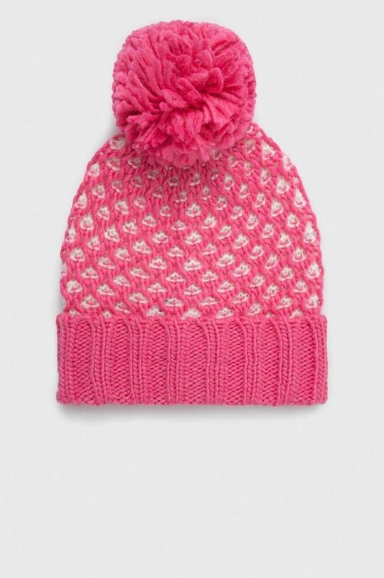 

Детская шапка из смесовой шерсти United Colors of Benetton, розовый
