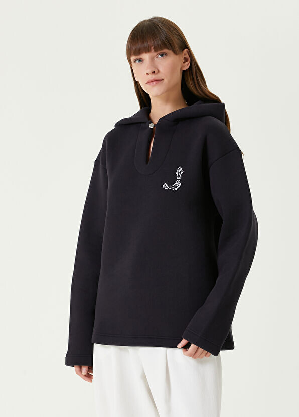 

Толстовка с капюшоном Jacquemus, синий