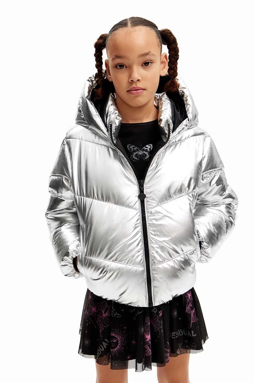 

Desigual куртка для детей, серебряный