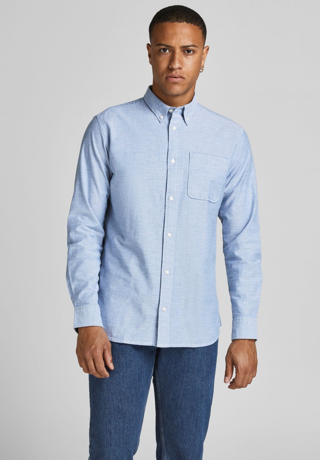 

Рубашка Jprblubrook Oxford Shirt Jack & Jones, цвет cashmere blue