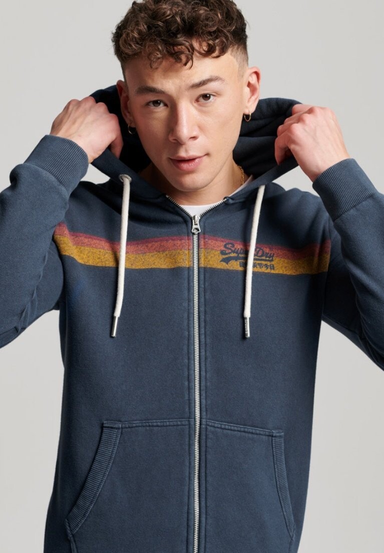 

Толстовка на молнии Superdry, Серый