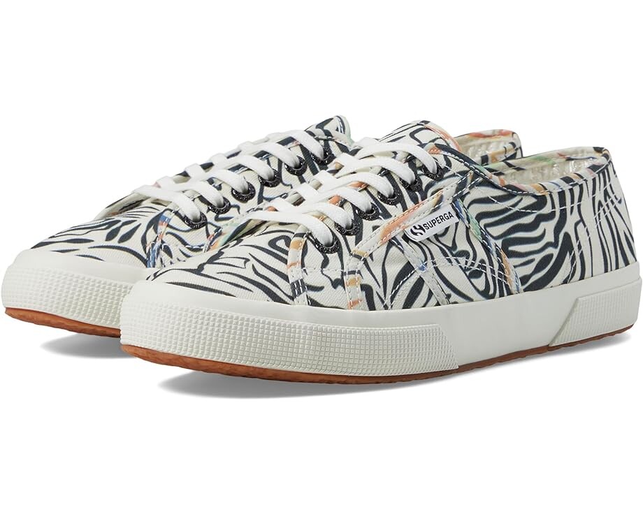 Кроссовки Superga 2750 Zebra Print, цвет Zebra Black/Multicolor кроссовки 2790 multicolor shot lame superga цвет multicolor