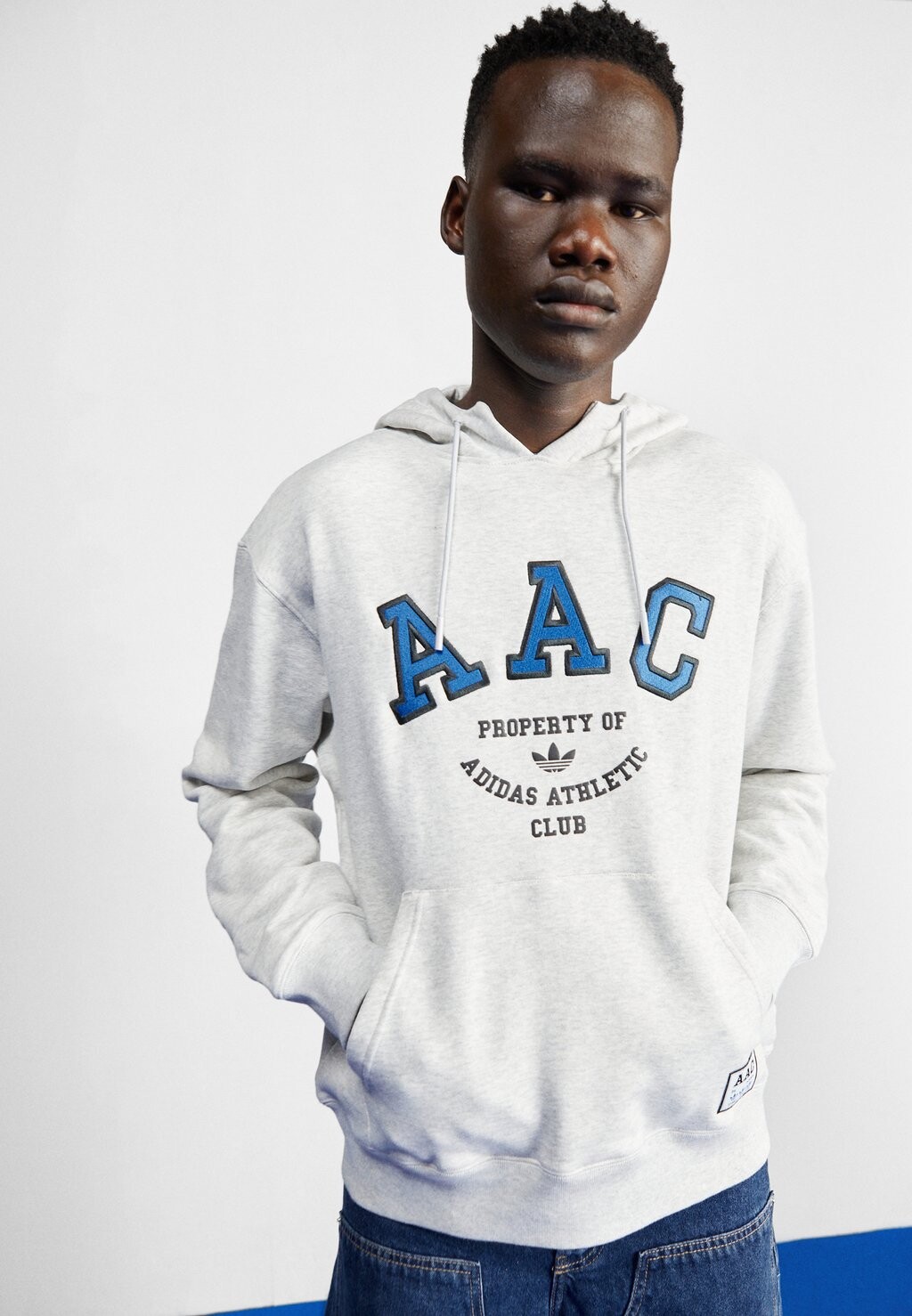 

Толстовка adidas Originals Hack Hood, серый хизер