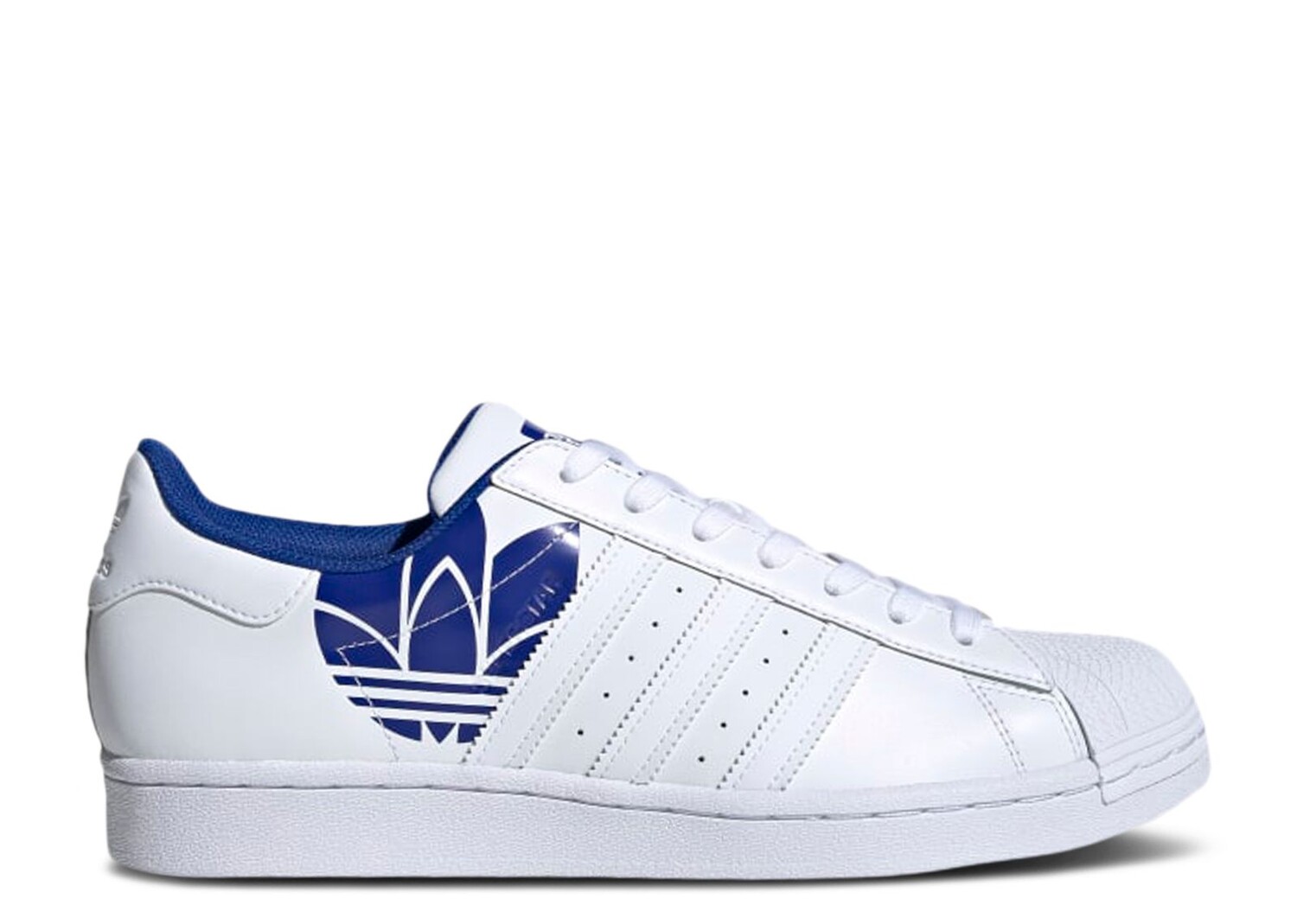 

Кроссовки adidas Superstar 'Trefoil Print - Royal Blue', синий