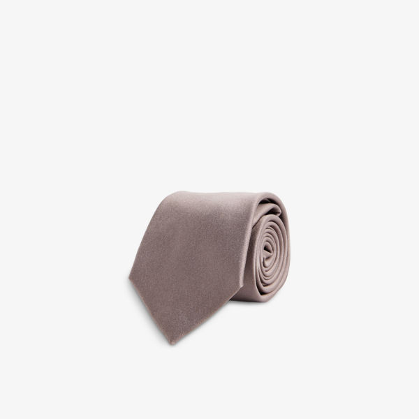 Широкий шелковый галстук Paul Smith, лиловый