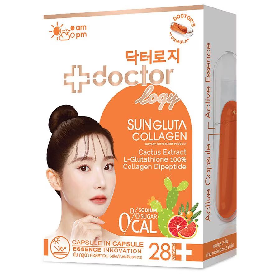 

Doctorlogy Sun Gluta Коллаген 28 капсул, Orange