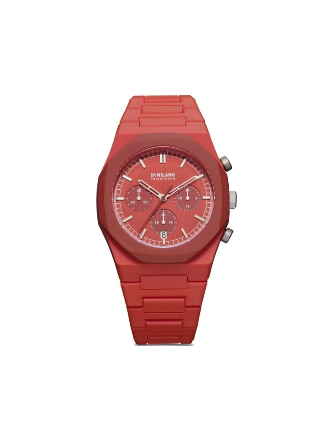 

D1 Milano наручные часы Polychrono 40.5 мм, красный