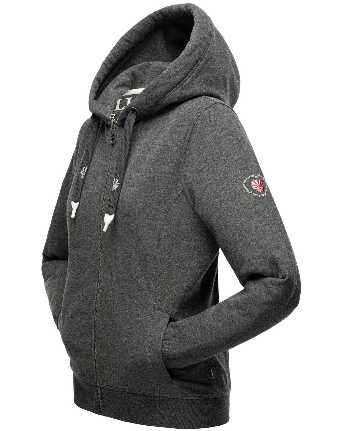 

Толстовка Navahoo Kapuzen Engelshaar, цвет Dark Grey Melange