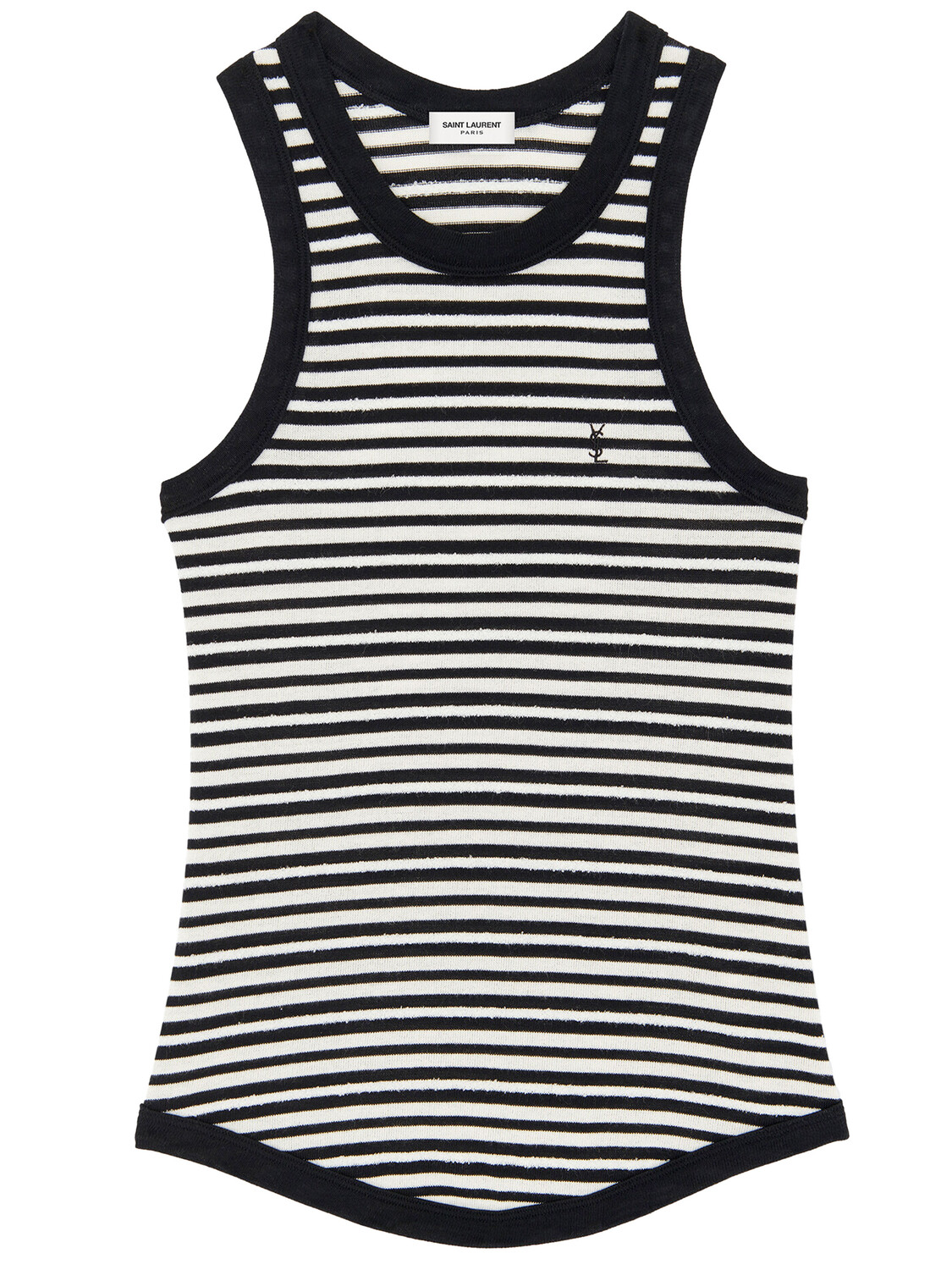 

Топ Saint Laurent Cassandre tank, черный