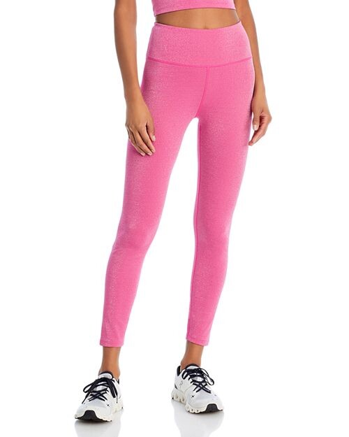 

Леггинсы с высокой посадкой 7/8 AQUA, цвет Pink