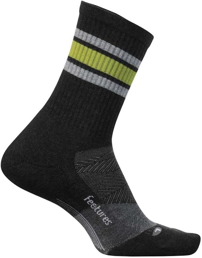 

Trail Max Cushion Mini Crew Feetures, цвет Trail Blaze Charcoal