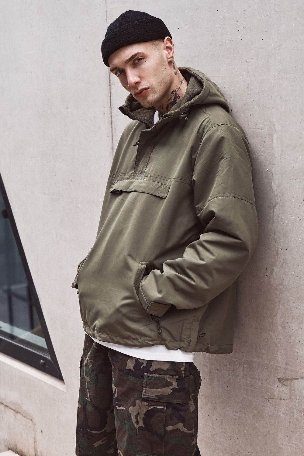 

Куртка Brandit Jacke Windbreaker, зеленый