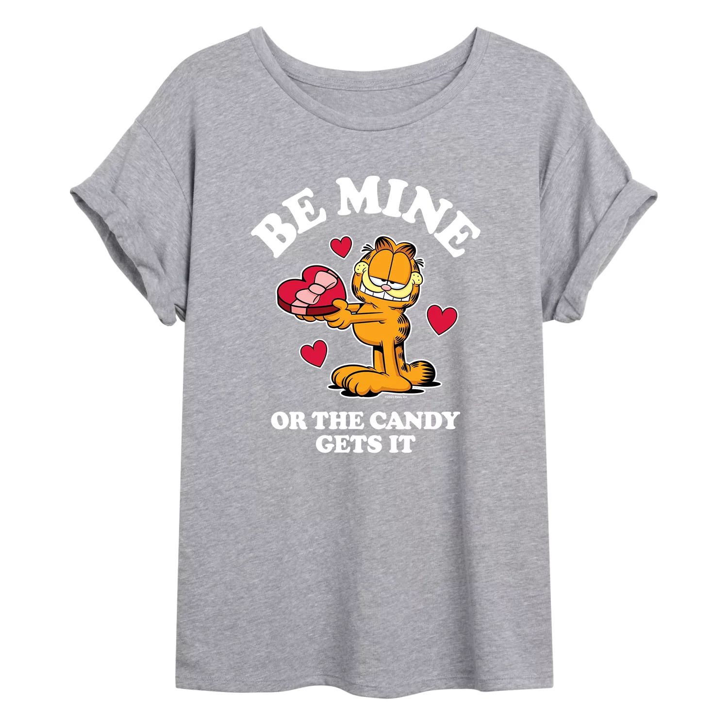 Струящаяся футболка Garfield Be Mine для юниоров Licensed Character