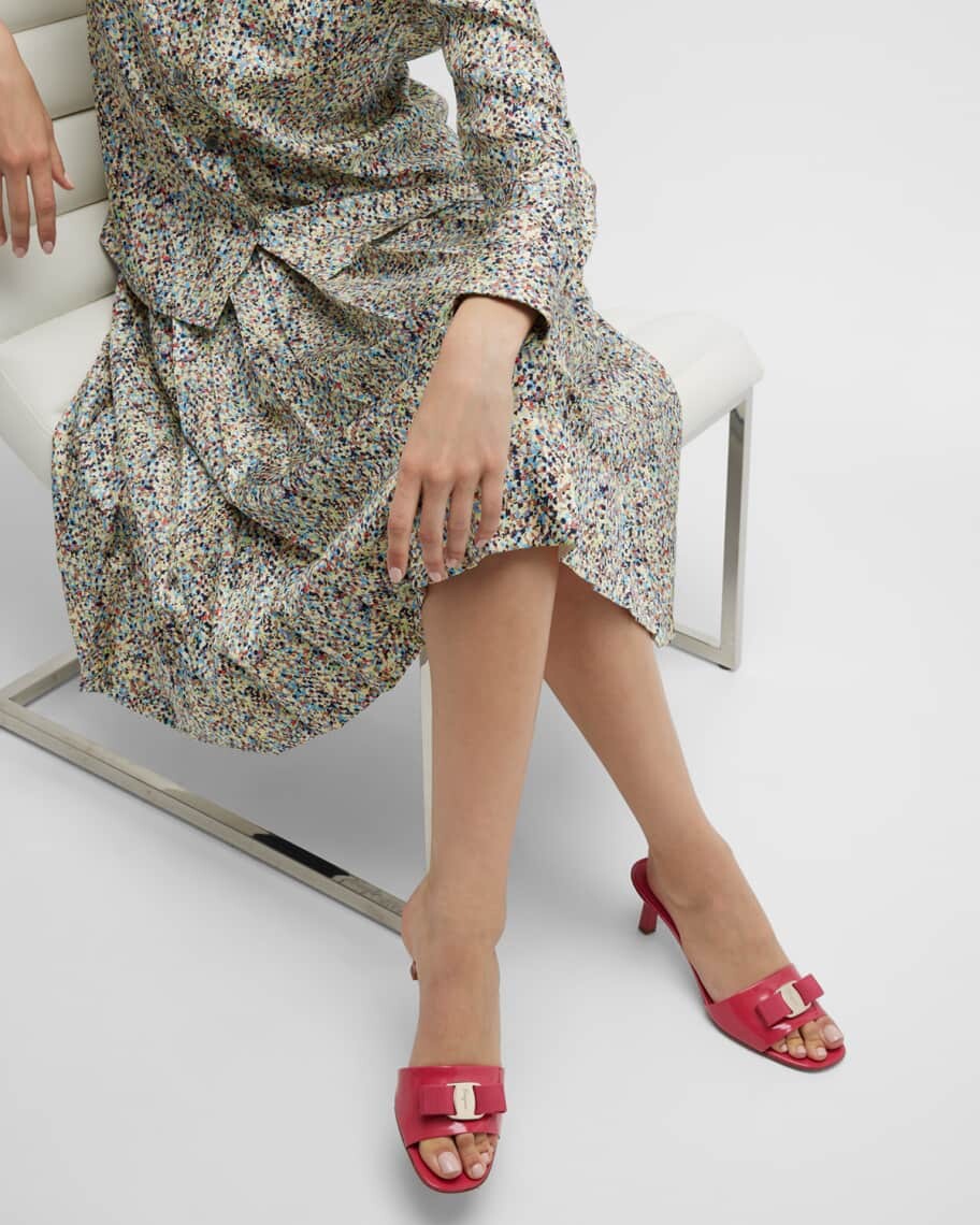 

Лакированные сандалии без задника Glo Bow Ferragamo