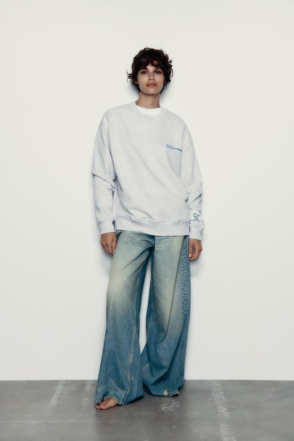 

Толстовка Marcello Velho ZARA, серый