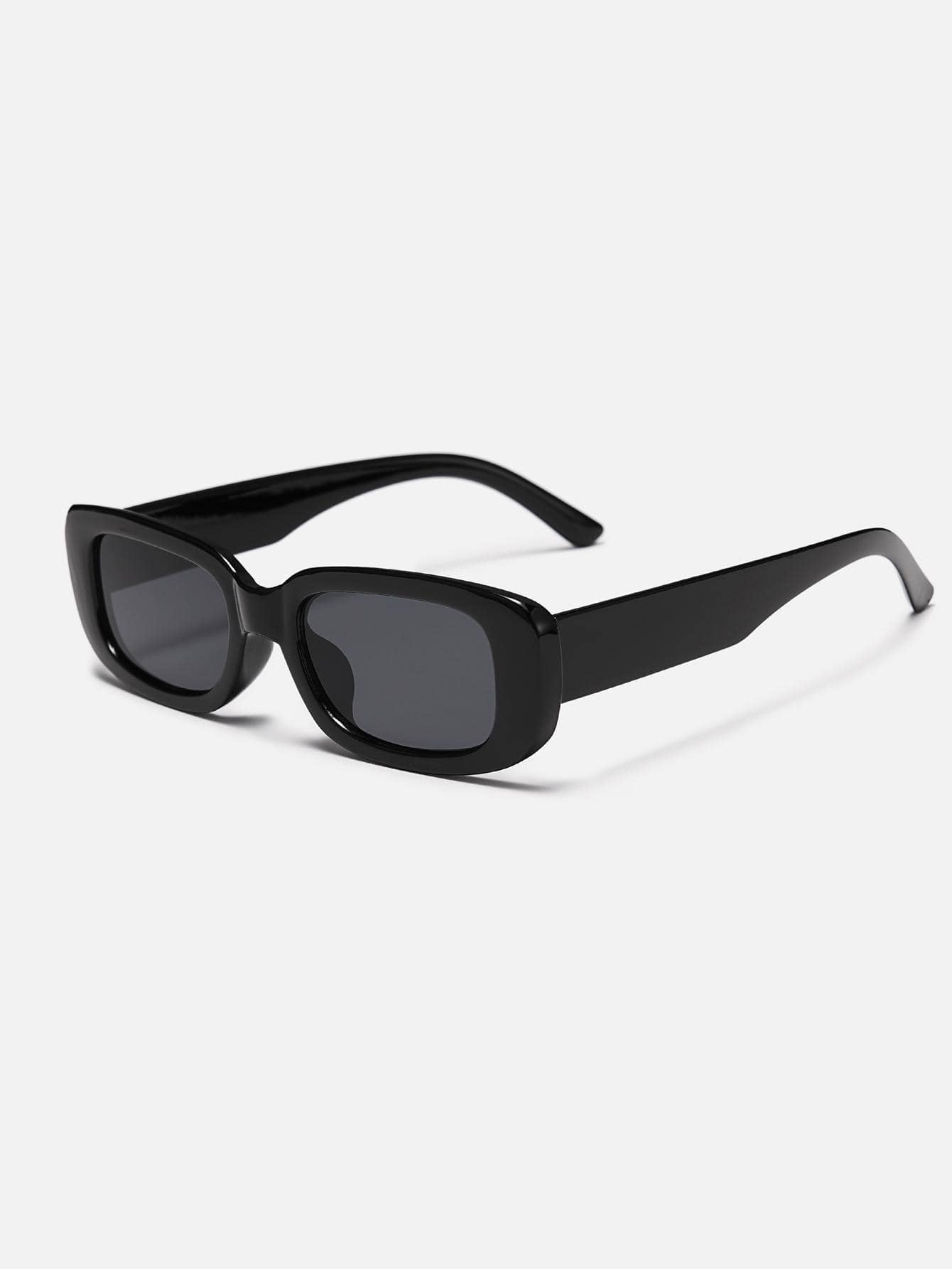 1 шт. Женские квадратные модные солнцезащитные очки в стиле ретро с коробкой для очков