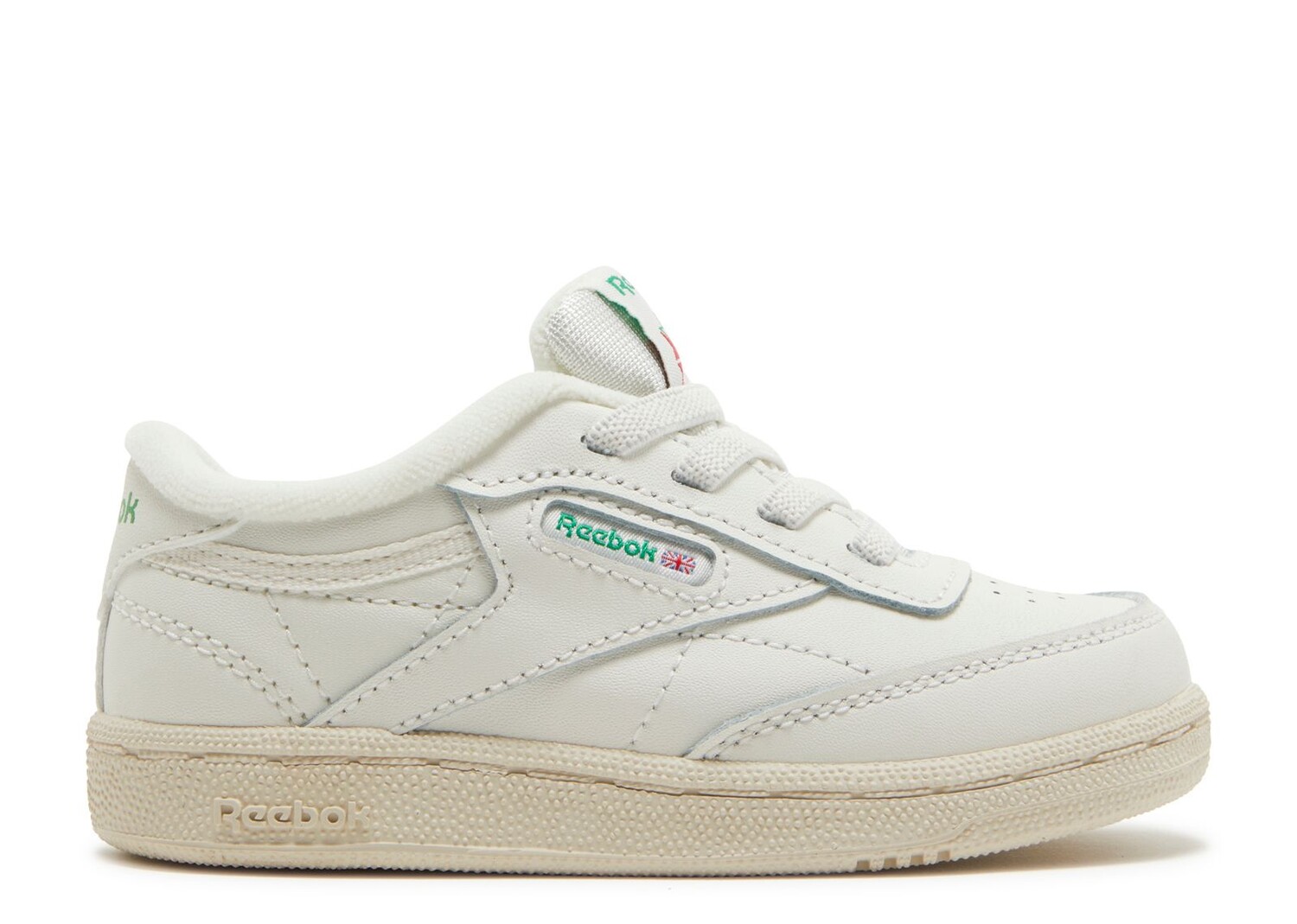 

Кроссовки Reebok Club C Toddler 'Chalk Glen Green', белый