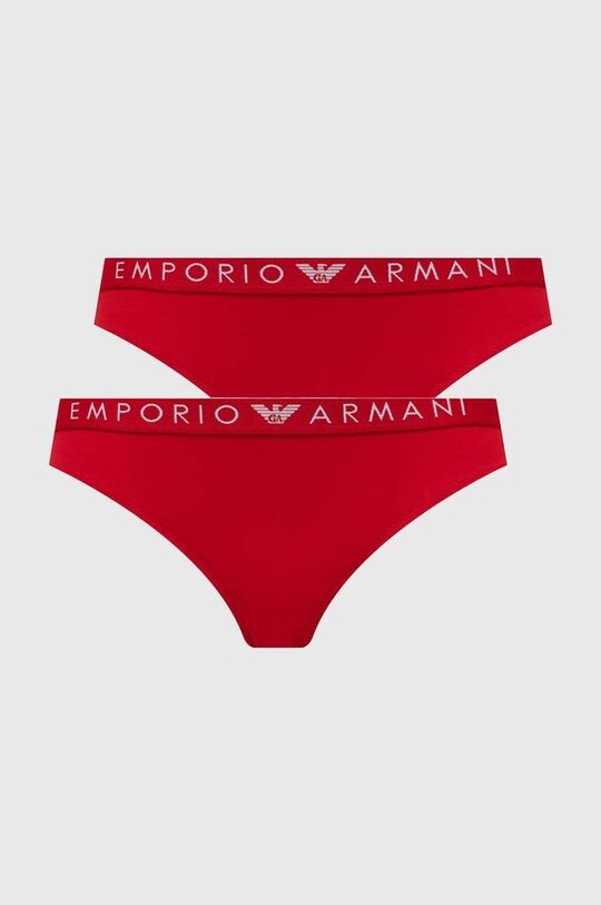 

2 пары трусов Emporio Armani Underwear, красный