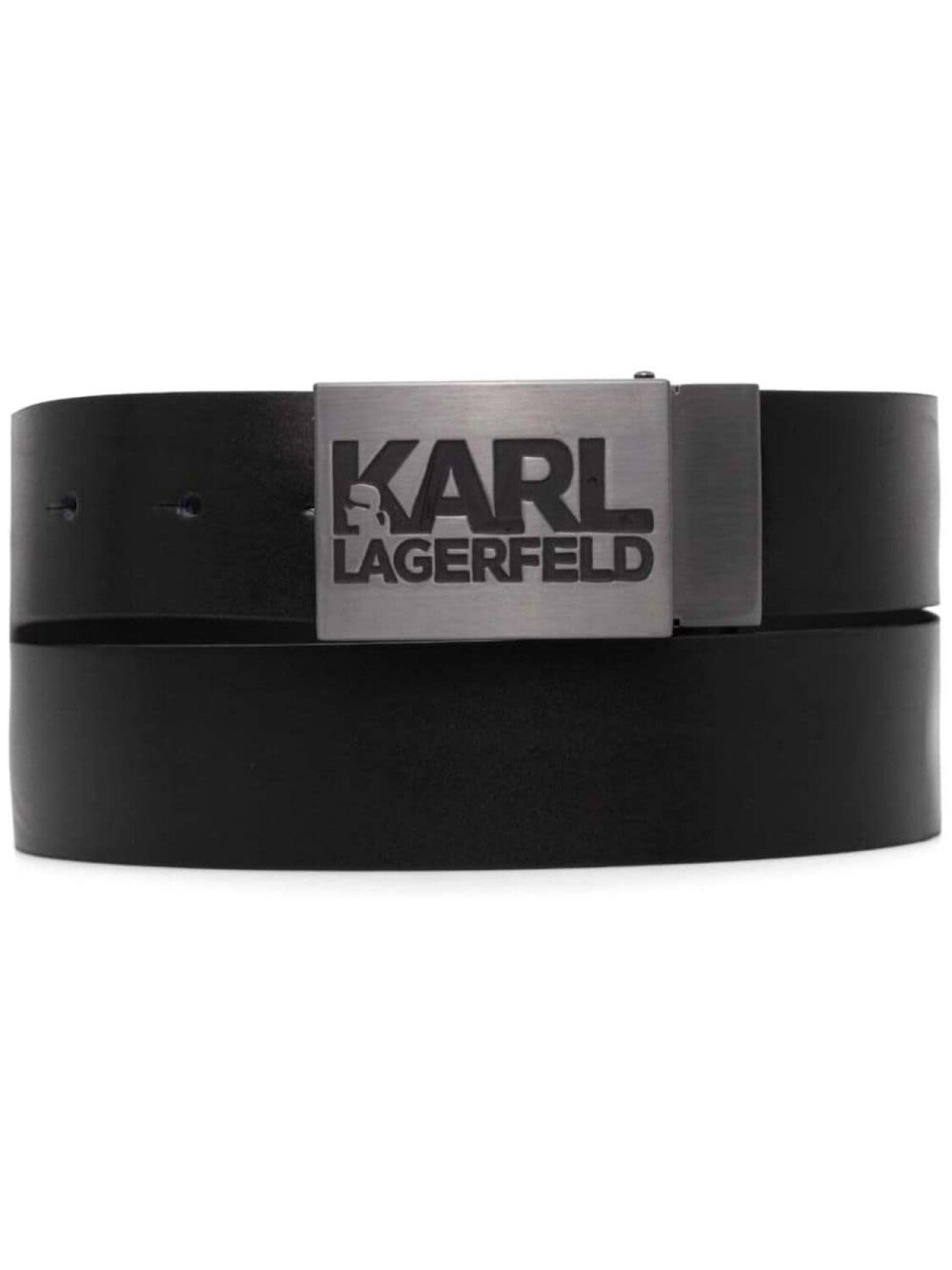 

Кожаный ремень Карла Лагерфельда Karl Lagerfeld, черный