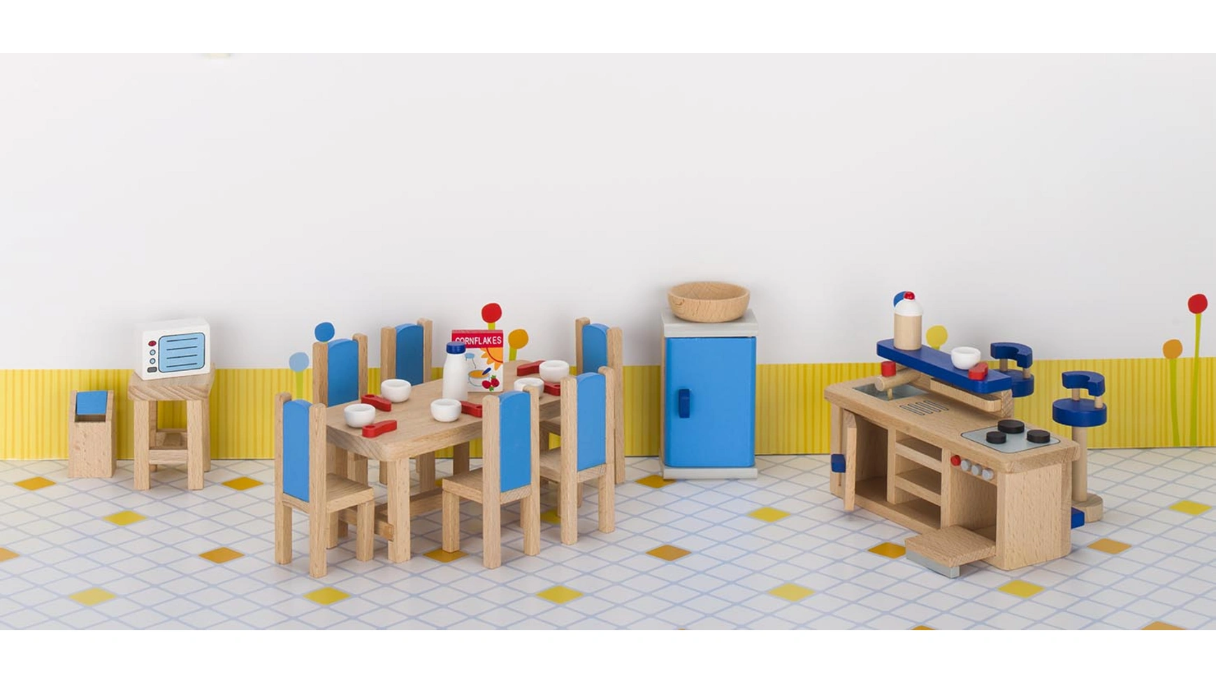 Goki Кукольная мебель для кухни цена и фото