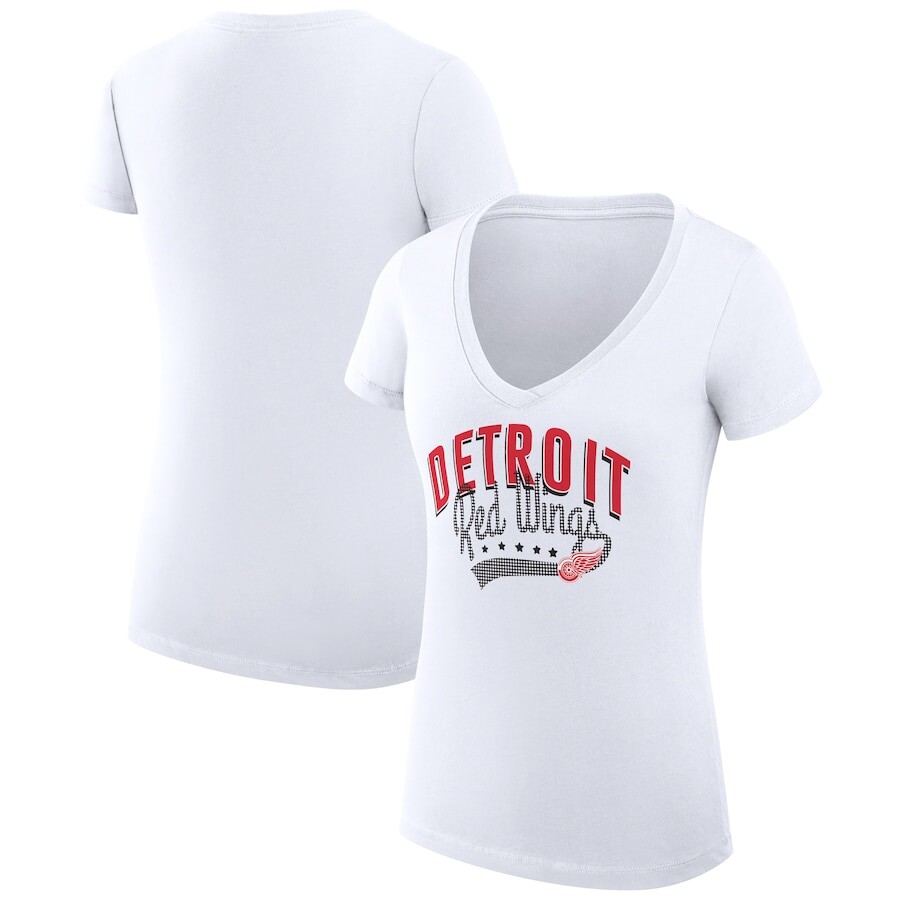 

Футболка с коротким рукавом G-III 4Her by Carl Banks Detroit Red Wings, белый