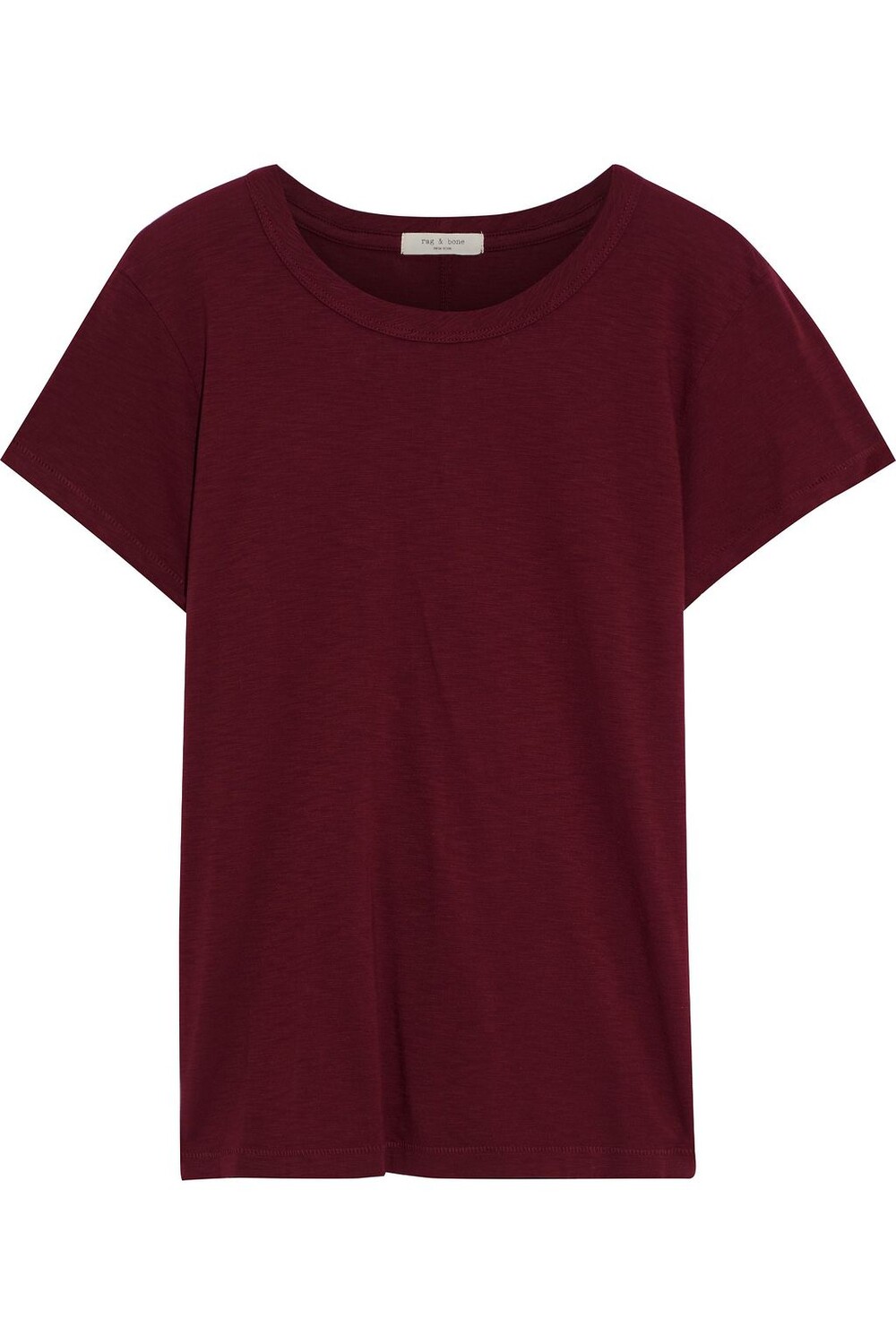 

Футболка Slub из органического хлопкового джерси Pima RAG & BONE, сливовый, Коричневый