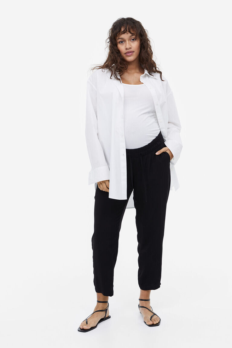 

Брюки без застежек H&M, черный