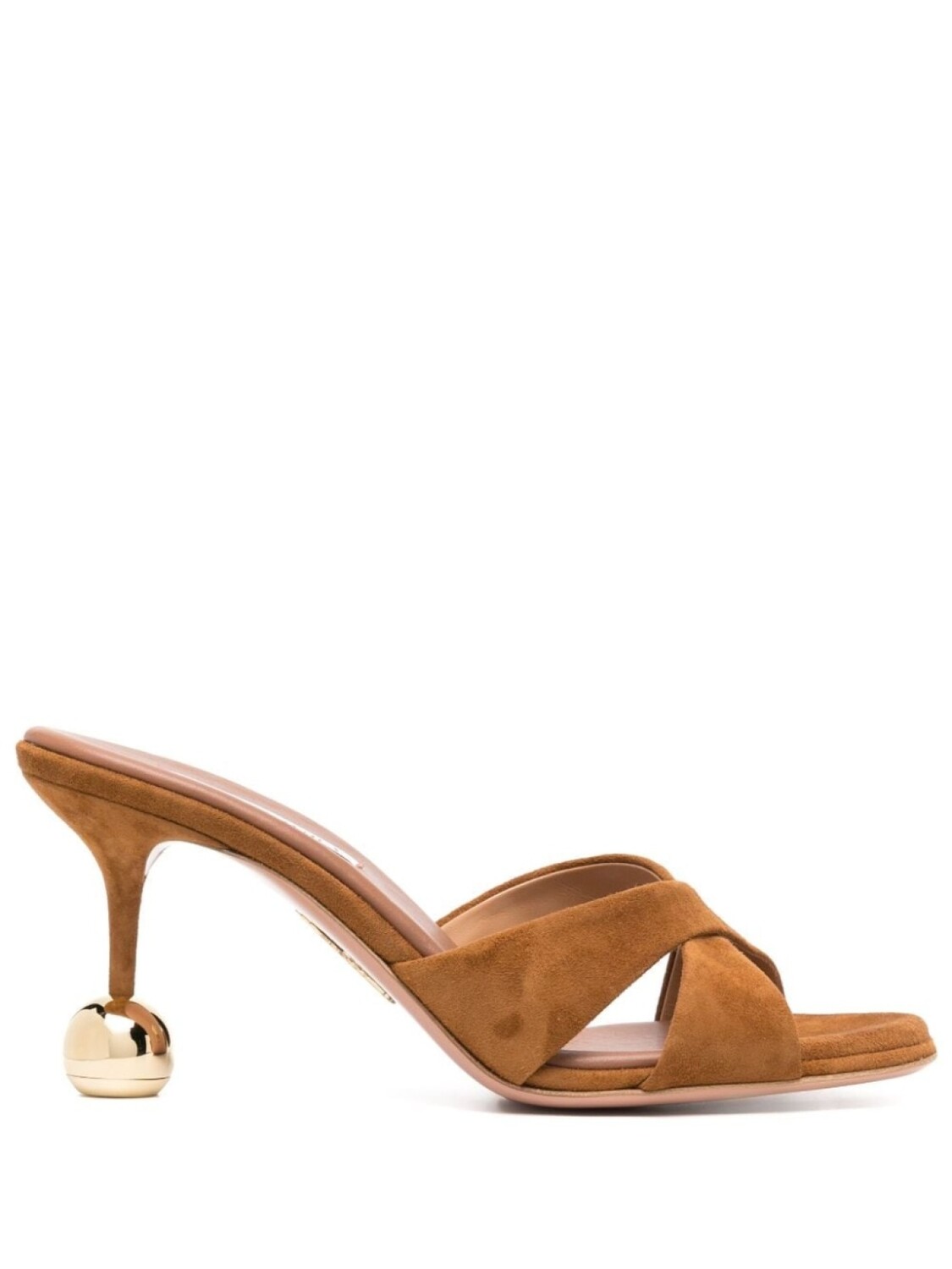

Aquazzura мюли Darling 90, коричневый