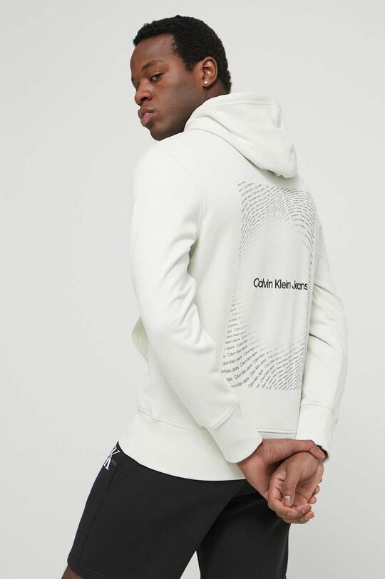 

Хлопковая толстовка Calvin Klein Jeans, зеленый