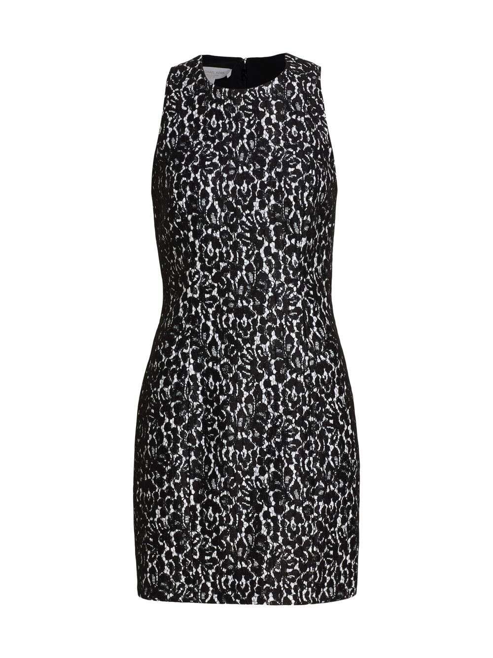 

Кружевное мини-платье-футляр Michael Kors Collection, черный