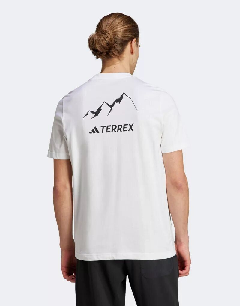 

Белая футболка adidas Terrex Outdoor adidas performance, Серый