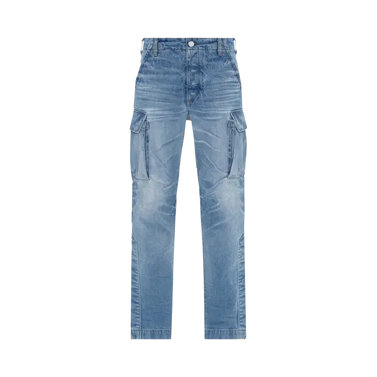 

Брюки Amiri M65 Cargo Kick Flare 'Indigo', синий