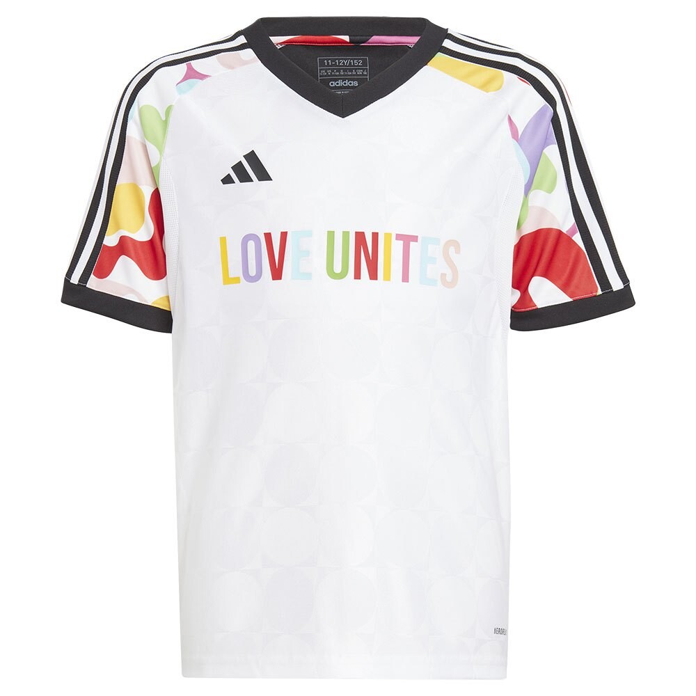 Футболка с коротким рукавом adidas Pride Tiro, белый