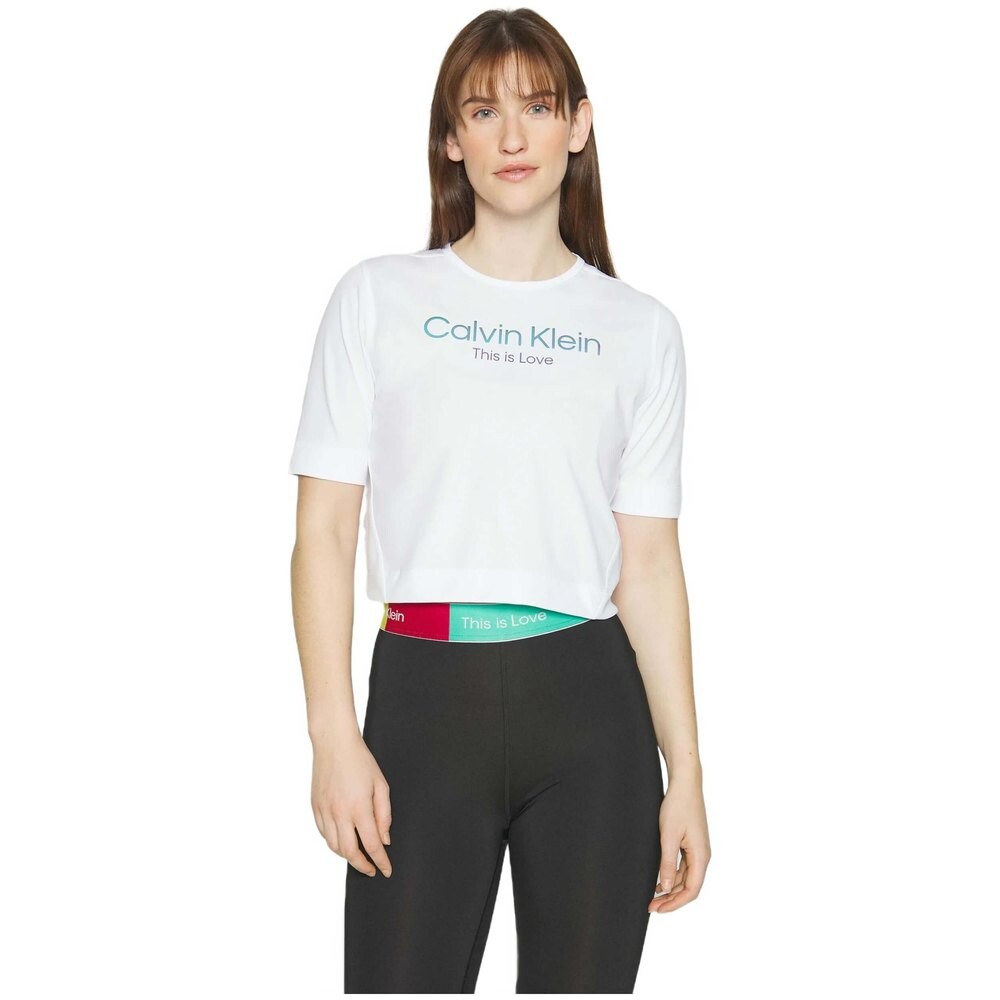 

Футболка Calvin Klein 00GWS3K130 Short Sleeve Round Neck, белый