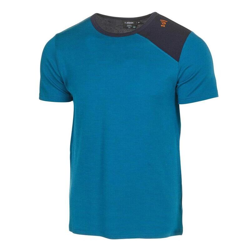 

Мужская футболка Kian SS Electric из мериноса и тенселя - синяя Ivanhoeoefsweden, цвет blau